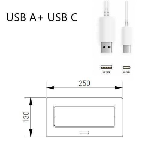 TELEBLOK - SOFT USB A+C BELI
