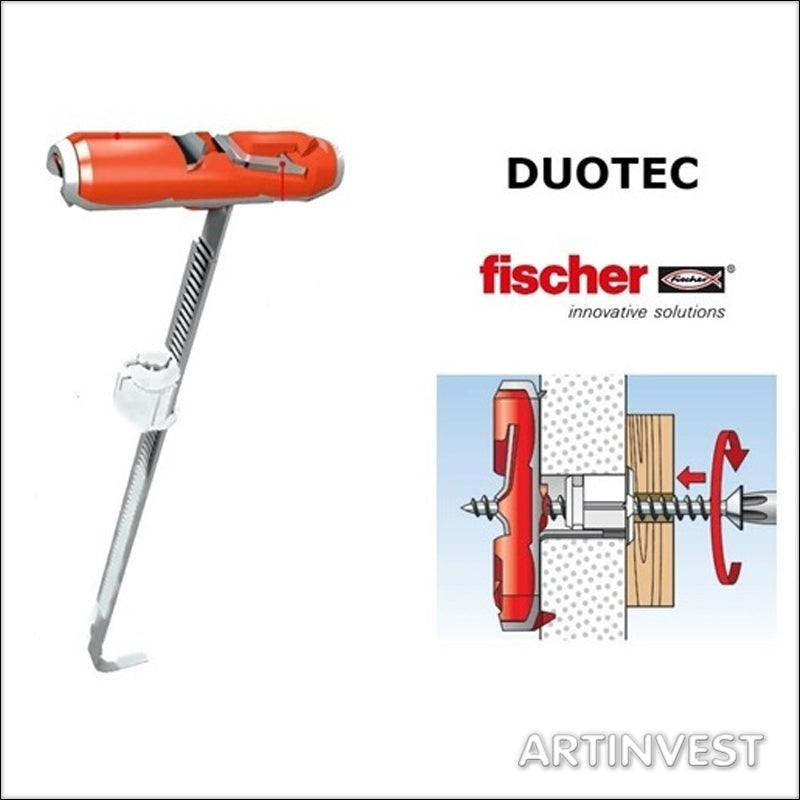 Tipl Fischer plastični DUOTEC za gips fi10mm