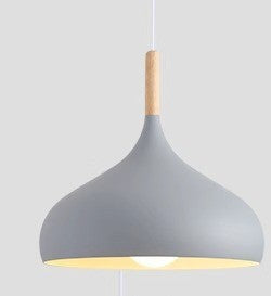 VISILICA METAL DRVO SIVA FI40