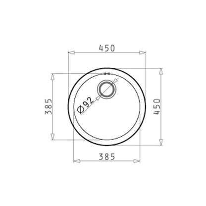 Sudopera Pyramis – CR fi 385x150mm