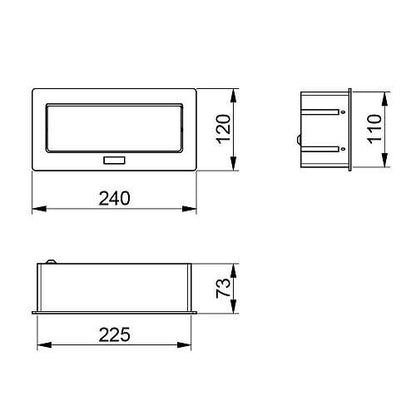 TELEBLOK - SOFT 2XUSB ALUMINIJUM