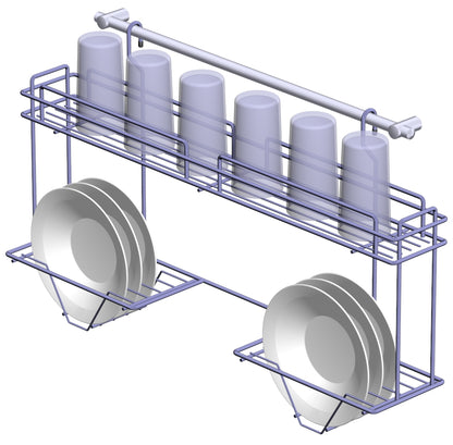Viseći nosač čaša i šolja